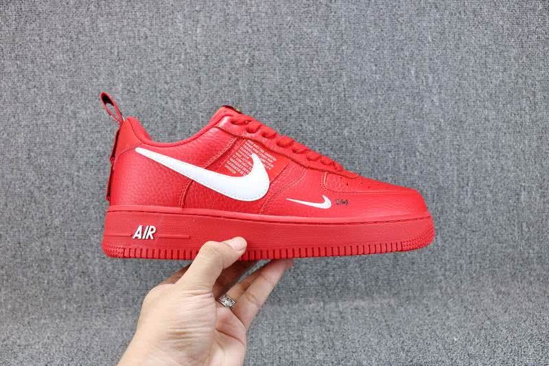 Nike Air Force 1 Low AF1 Shoes Red Men/Women 5