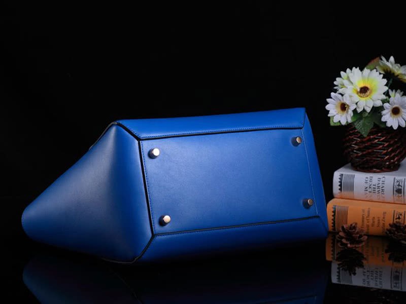 Celine Mini Belt Bag Smooth Calfskin Blue 4