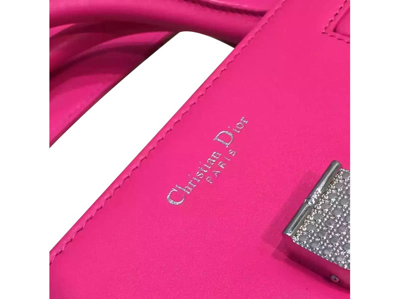 Dior Diorever Bag Noisette Prestige Calfskin Hot Pink 9