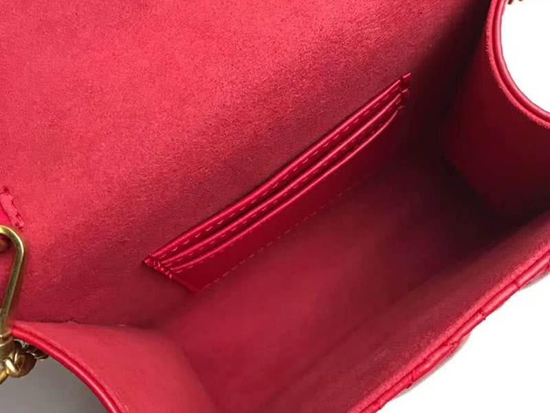 Dior Dioraddict Mini Lambskin Bag Red 8