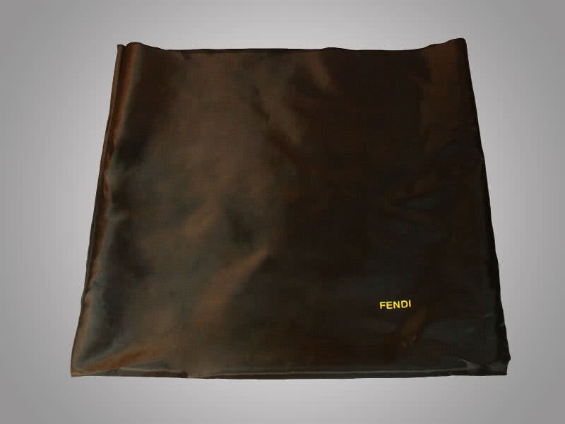 Fendi Saddle Soft Leather Firenze Bag Medium Black 14