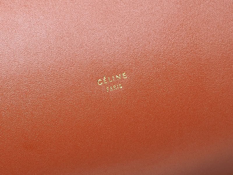 Celine Tie Nano Top Handle Bag Leather Tan 6