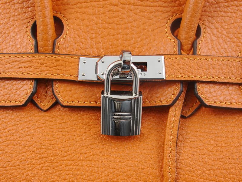 Hermes Birkin 25 Togo Leather Orange 6