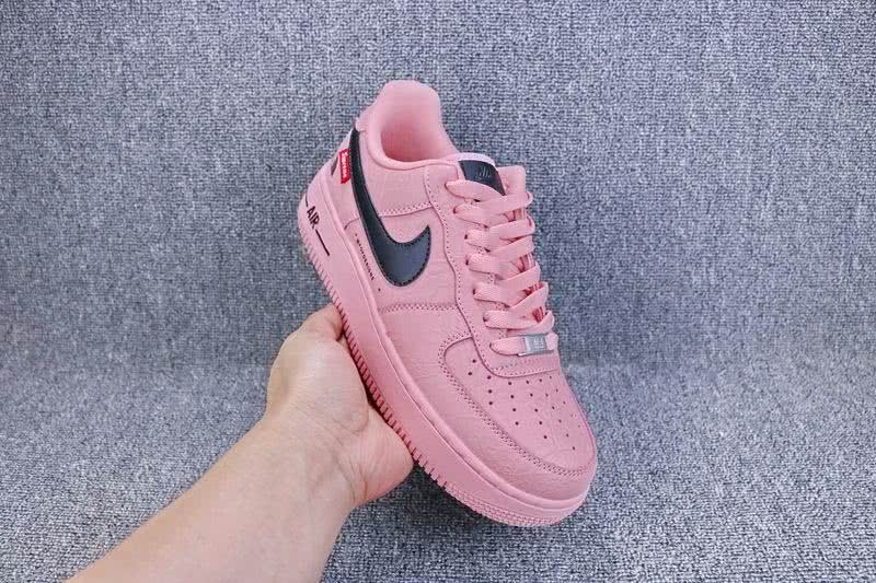 Nike Air force 1 x Supreme x The North Face Shoes Pink Women 6