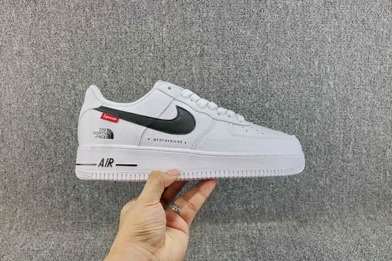 Nike Air force 1 x Supreme x The North Face Shoes White Men/Women 5