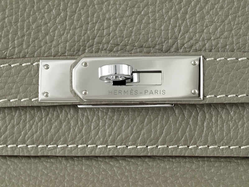 Hermes Kelly 32cm Togo Leather Clemence Grey 7