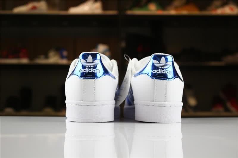 Adidas SUPERSTAR White and Blue Men/Women 5