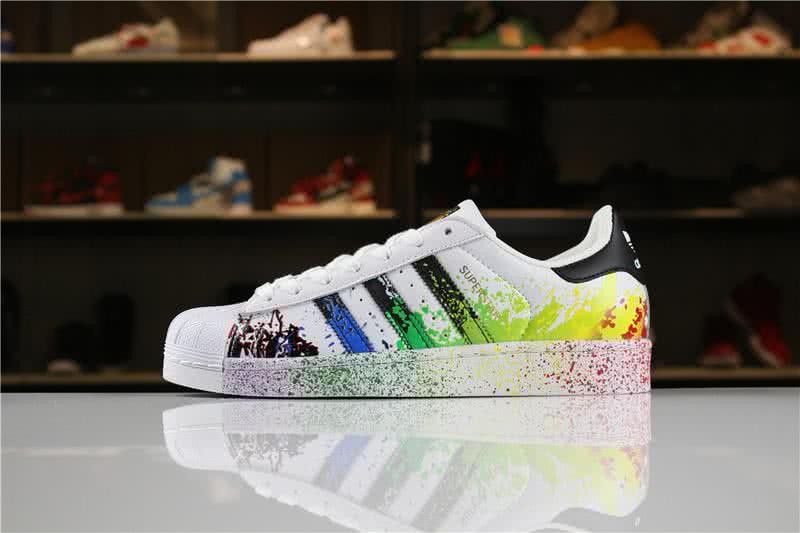 Adidas SUPERSTAR White and Ink Color Men/Women 1
