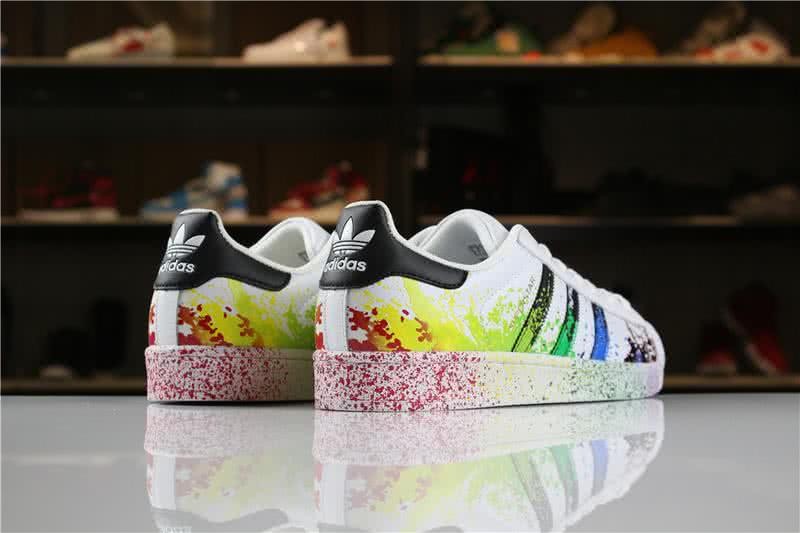 Adidas SUPERSTAR White and Ink Color Men/Women 6