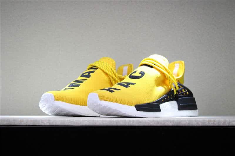 Adidas PW Human Race NMD Yellow Black And White Men And Women 1