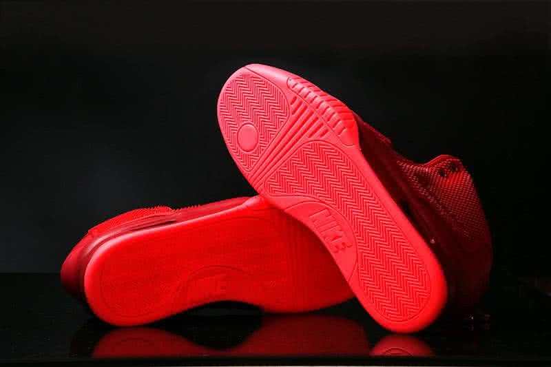 Nike Air Yeezy 2 Red October Luminous Men/Women All Red 3