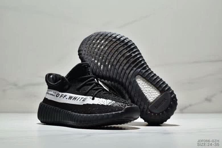 Adidas Yeezy 350 V2 Kids Black/White 2