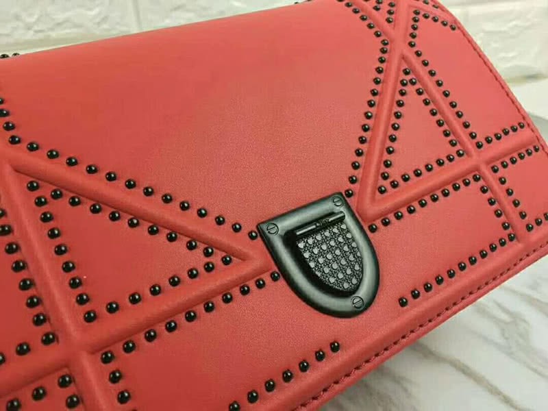 Dior Small Diorama Ultra Red Bag d04212 4