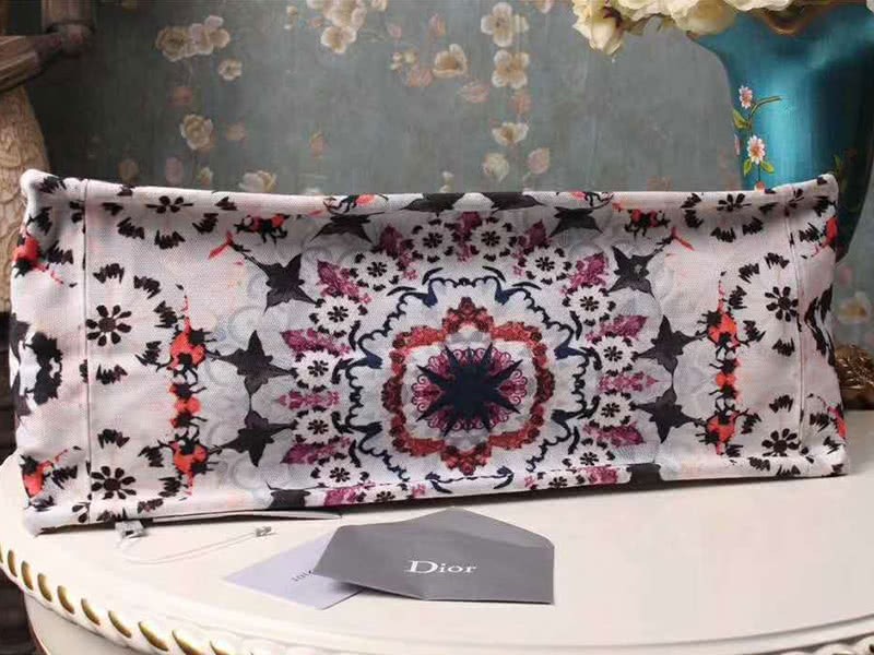 Dior Book Tote Kaleidoscopic Bag Multicolored Pinkish 4