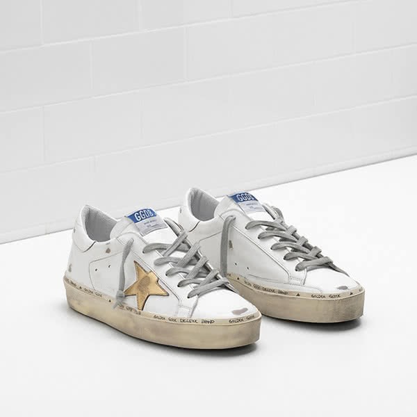 Golden Goose HI STAR Sneakers G33WS945.A7 calf leather Slight vintage treatment worn effect 2