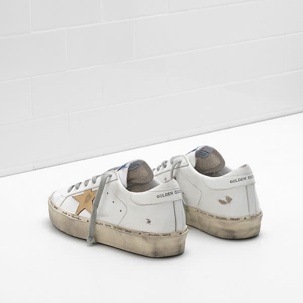Golden Goose HI STAR Sneakers G33WS945.A7 calf leather Slight vintage treatment worn effect 3