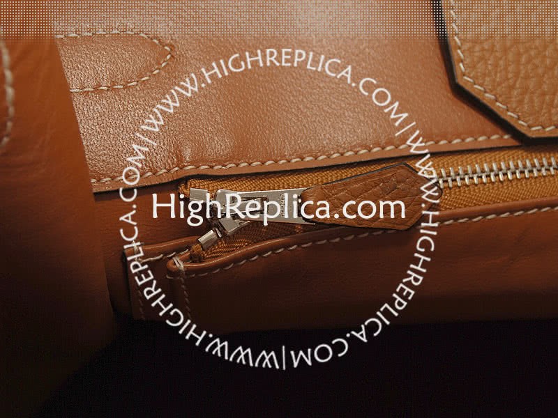 Hermes Birkin 35cm Togo Leather Brown Gold 12