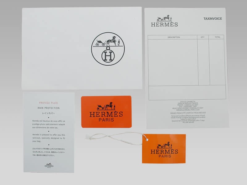 Hermes Pilot Envelope Clutch Orange With Gold Hardware 13