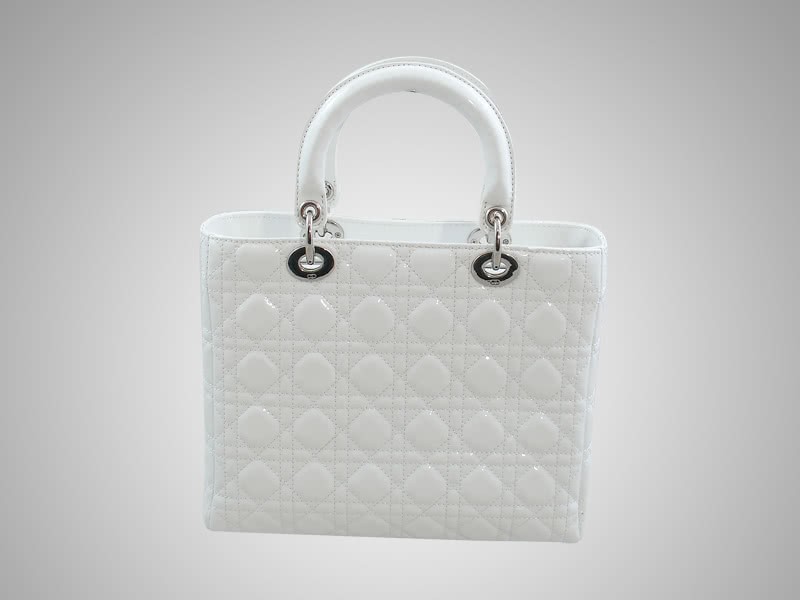 Dior Cannage Bag White 4