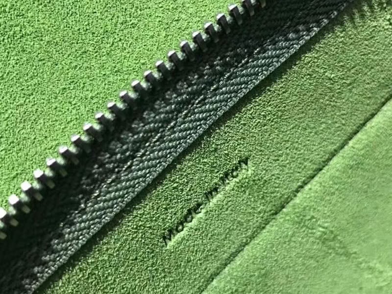 Celine Micro Belt Bag In Grained Calfskin Green 6
