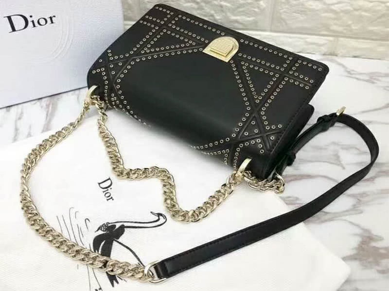 Dior Diorama Calfskin Bag Black d0422-1 5