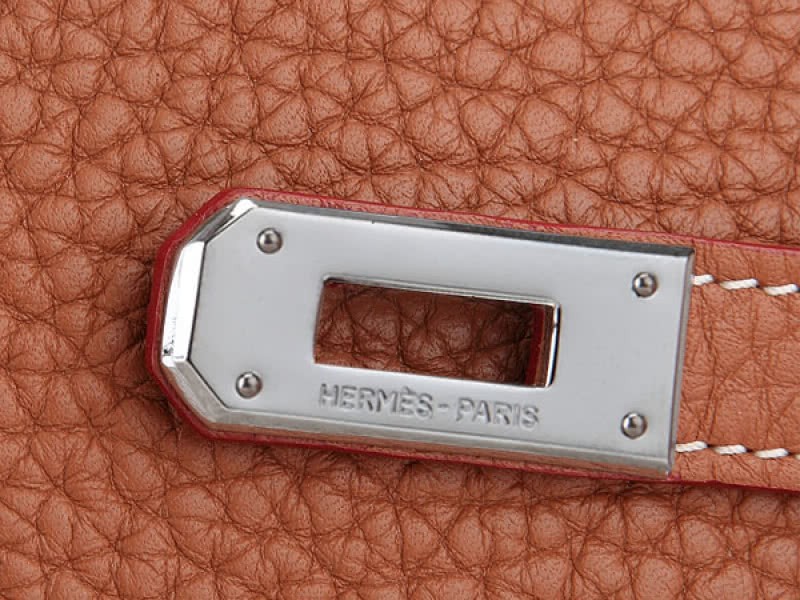 Hermes Dogon Togo Original Leather Kelly Long Wallet Camel 5