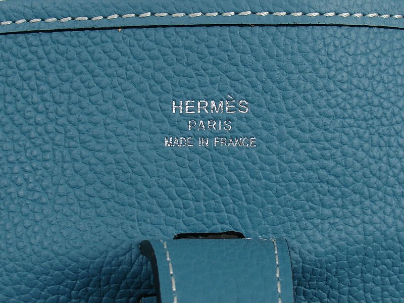 Hermes Evelyne Bag Blue 9