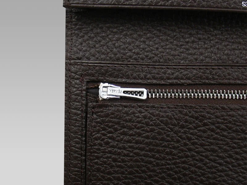 Hermes Bearn Japonaise Bi-Fold Wallet Dark Chocolate 6
