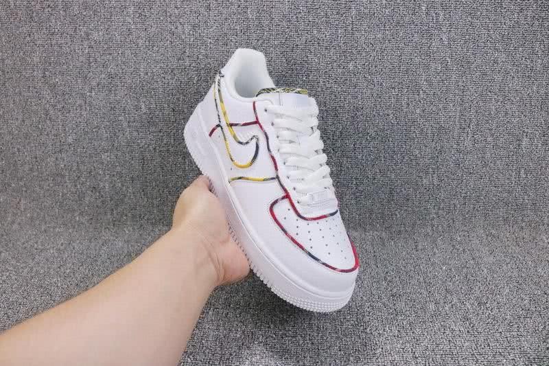 Nike Air Force 1 Tartan Shoes White Men/Women 6