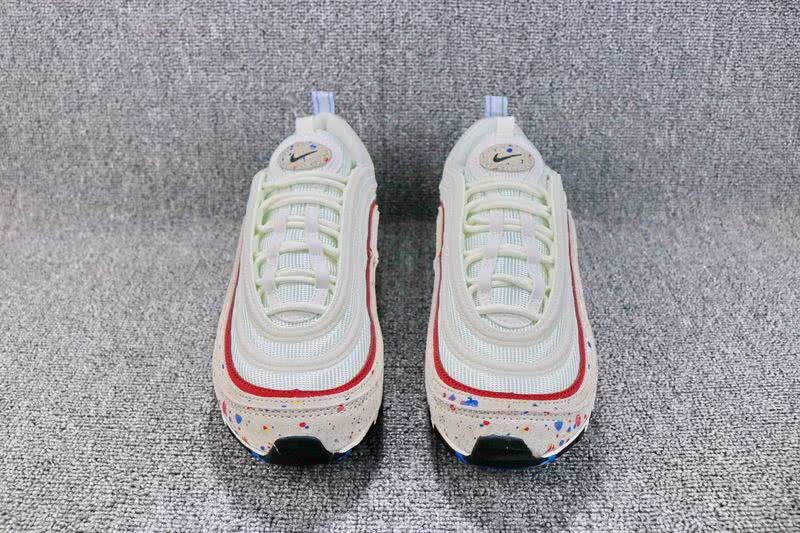 Nike Air Max 97 OG QS Women Men White Red Shoes 4