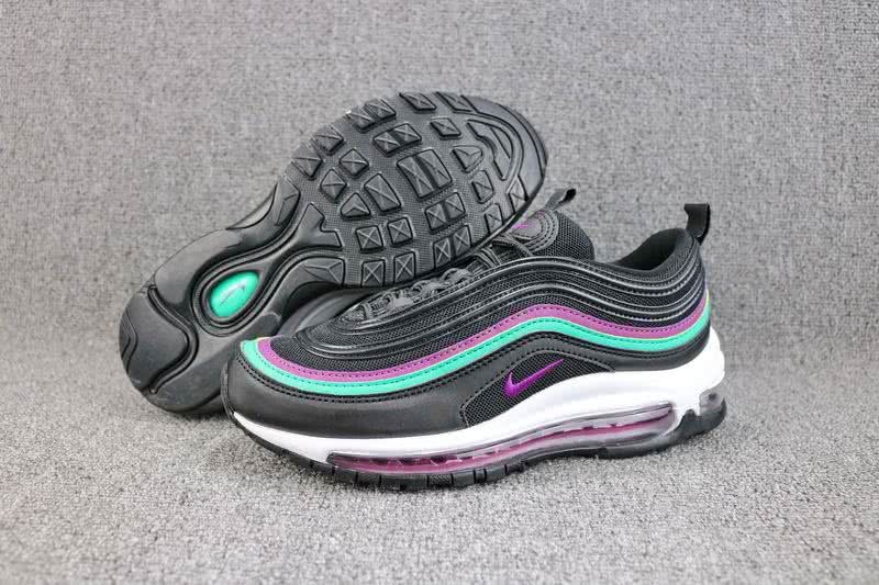 Nike Air Max 97 Women Black Purple Shoes 1