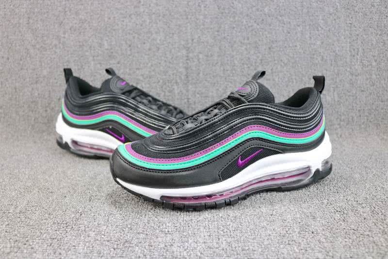 Nike Air Max 97 Women Black Purple Shoes 2
