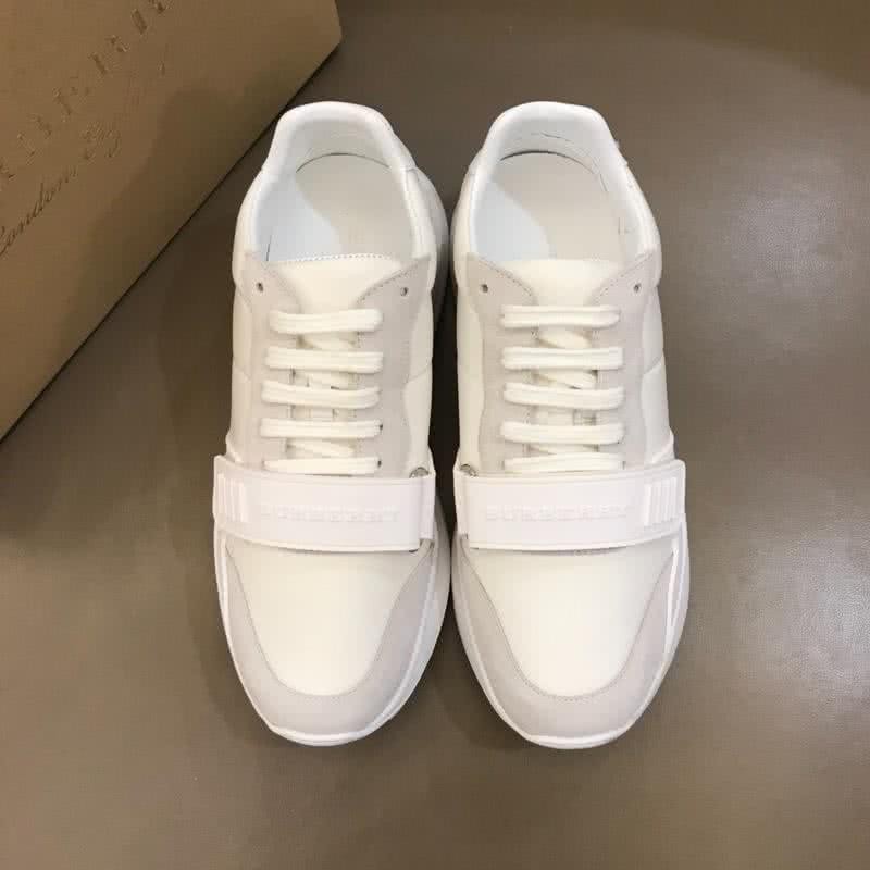 Burberry Fashion Comfortable Sneakers Cowhide White Men 2