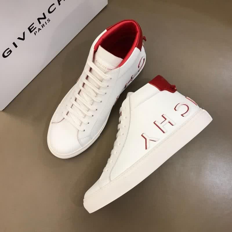 Givenchy Sneakers Middle Top White And Wine Men 1