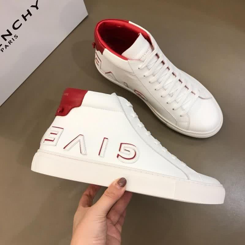 Givenchy Sneakers Middle Top White And Wine Men 4