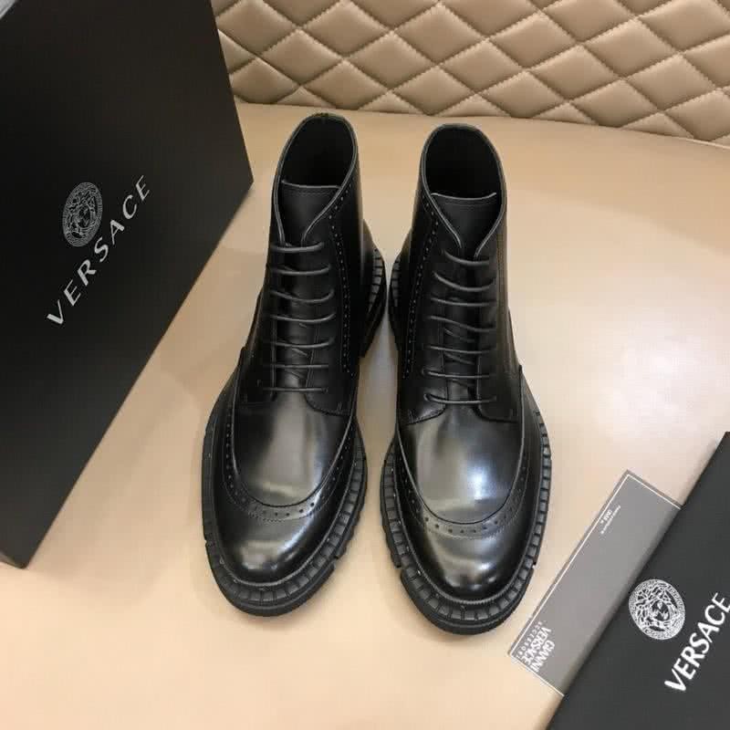 Versace Fashion High-top Boots Black Men 2