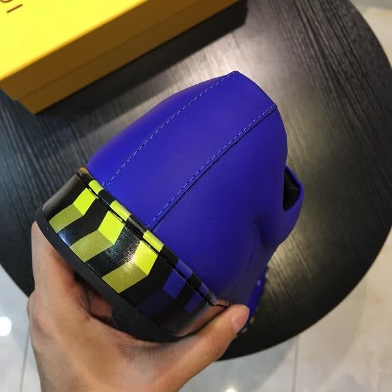 Fendi Sneakers Blue Upper Colorful Shoe Edge Men 5