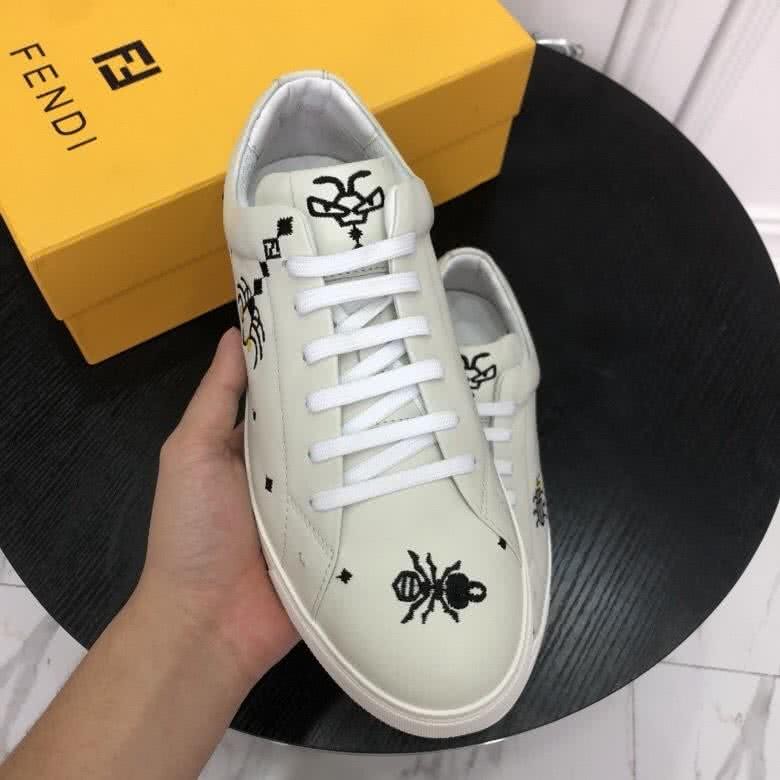 Fendi Sneakers Insects All White Men 3