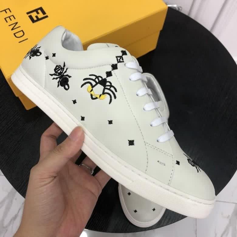 Fendi Sneakers Insects All White Men 4