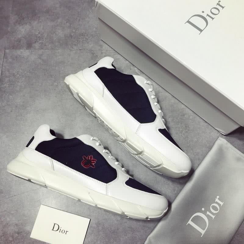 Dior Sneakers Black And White Upper White Sole Men 3