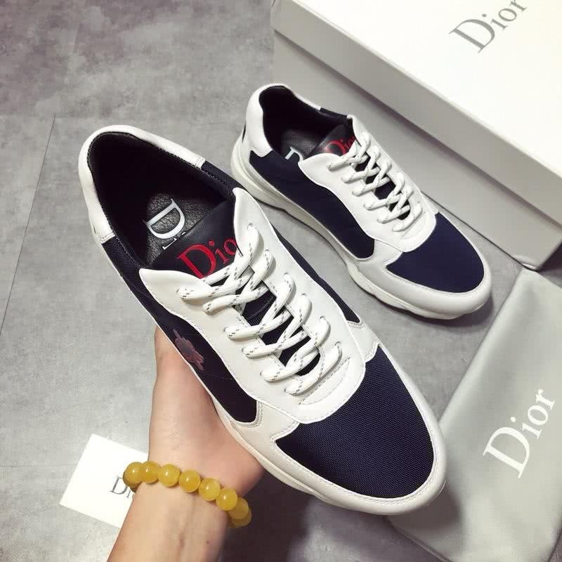 Dior Sneakers Black And White Upper White Sole Men 4