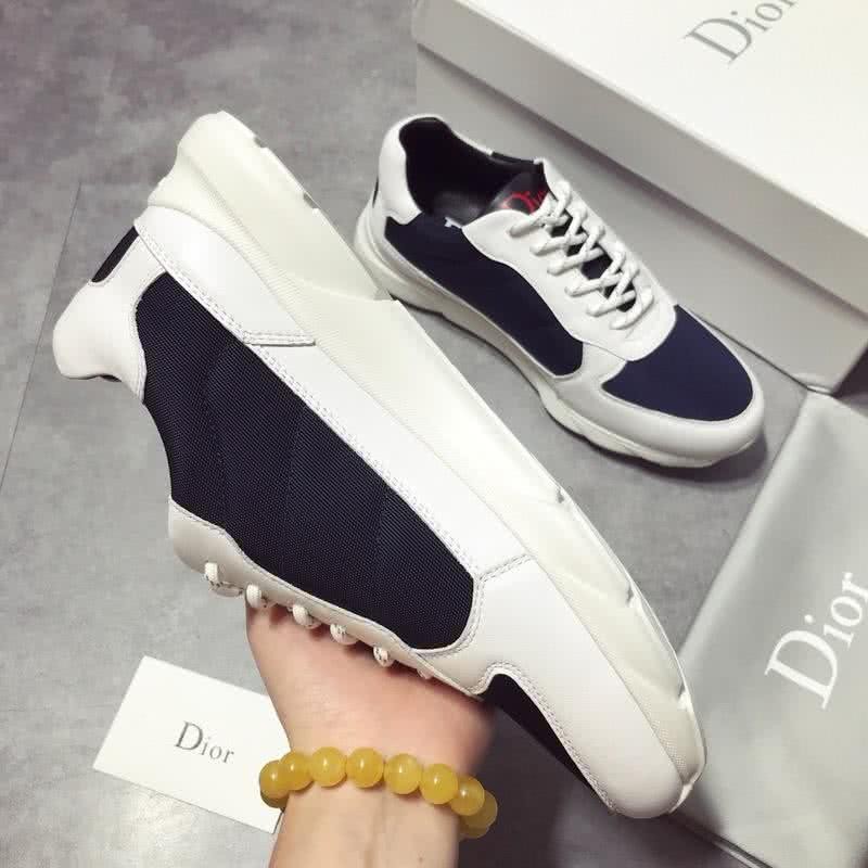 Dior Sneakers Black And White Upper White Sole Men 5