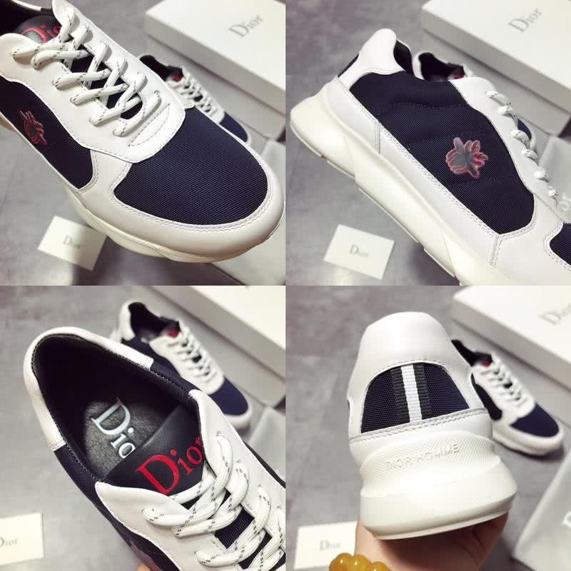 Dior Sneakers Black And White Upper White Sole Men 2