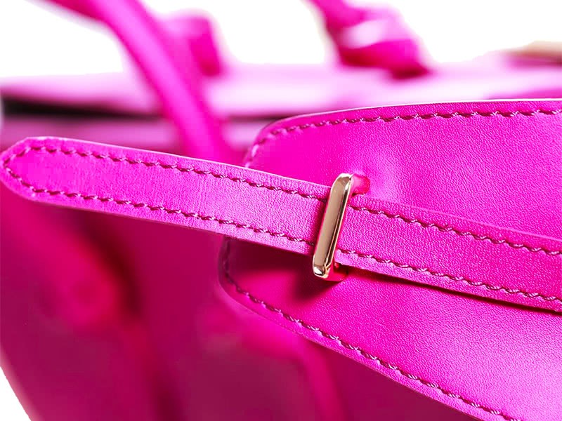 Celine Tie Bag Original Leather Hot Pink 11