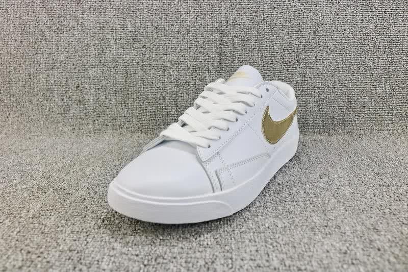 Nike Blazer Low Sneakers White Golden Men Women 6