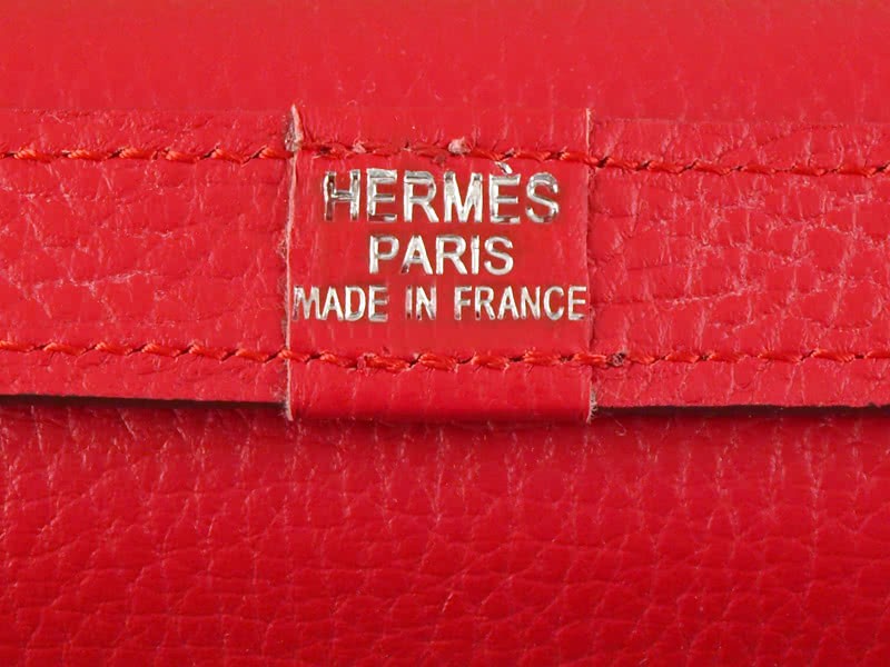 Hermes Constance 23 Single Shoulder Bag Togo Leather Red 7