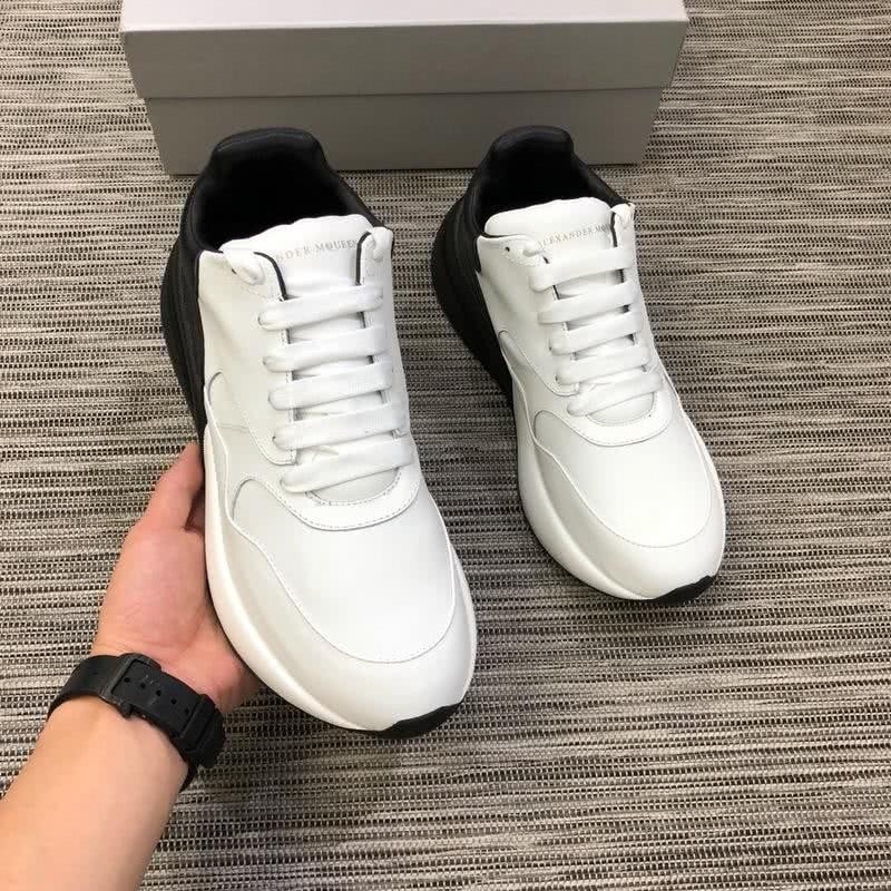 Alexander McQueen Sneakers White Blakc Men 3