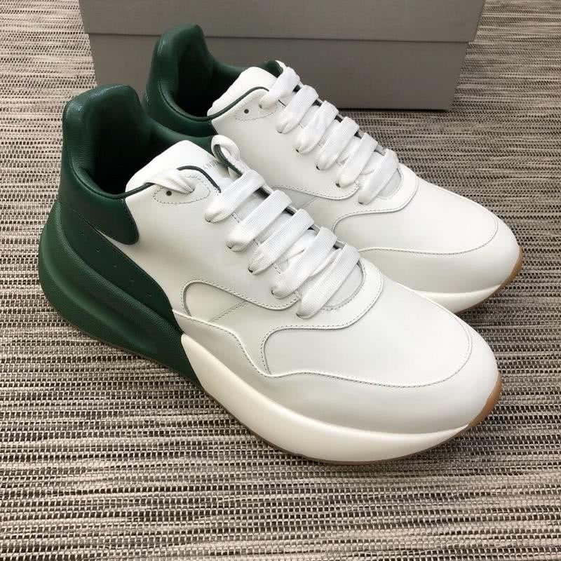 Alexander McQueen Sneakers White Green Men 1