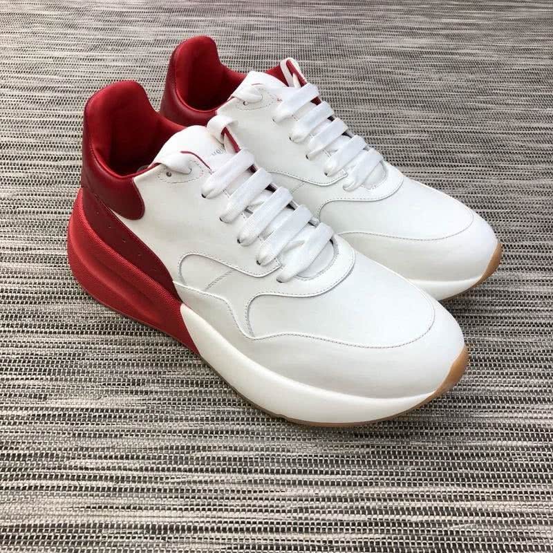 Alexander McQueen Sneakers White Red Men 1