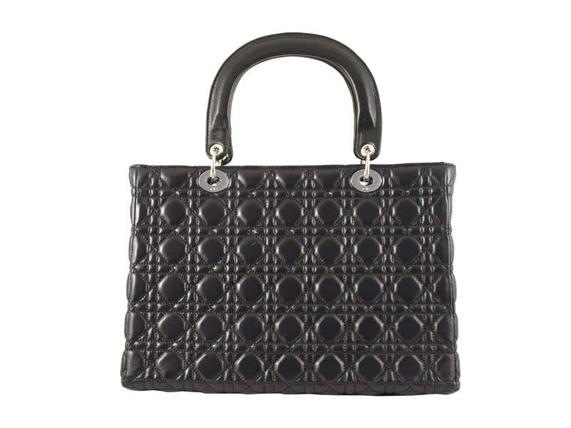 Dior Large Lambskin Bag Black 4